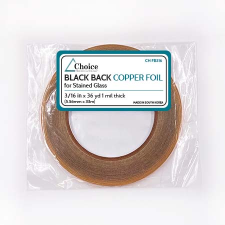 Black Back Copper Foil Tape (3/16 in.) 1.0 mil