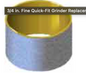 3/4 in. Fine Quick-Fit Grinder Replacement Head/ Bit